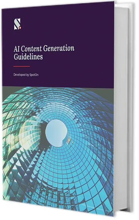 AI Content Generation Guidelines Ebook by SpotOn